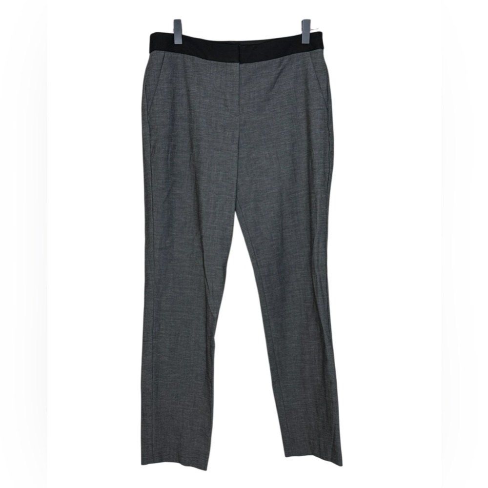 Express Gray and Black Micro Dot Columnist Dress Pants Slacks 6 - Picture 2 of 6